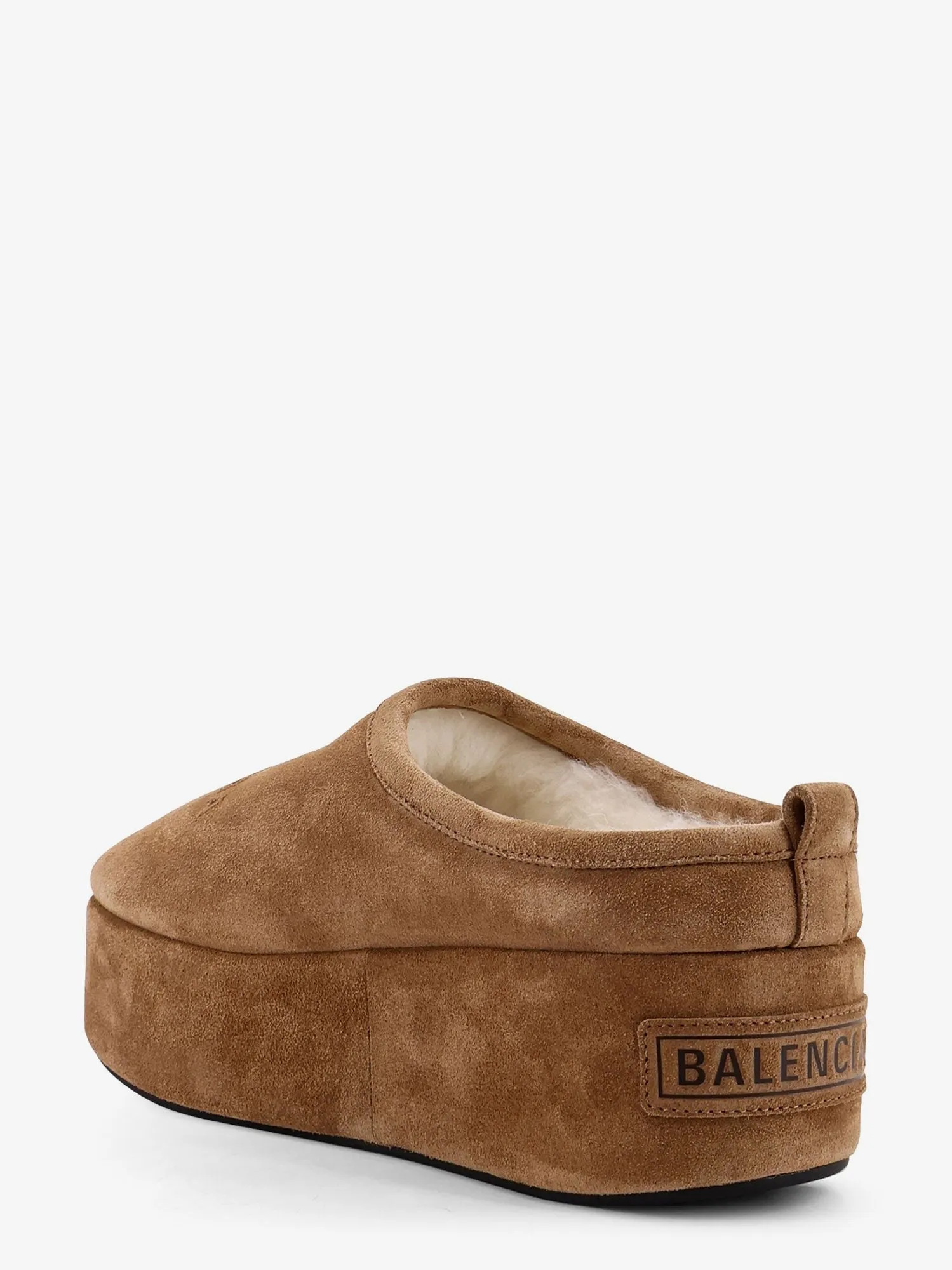 Balenciaga Alaska Soft suede mule with plateau sold by Siebentaschen product image thumbnail 3