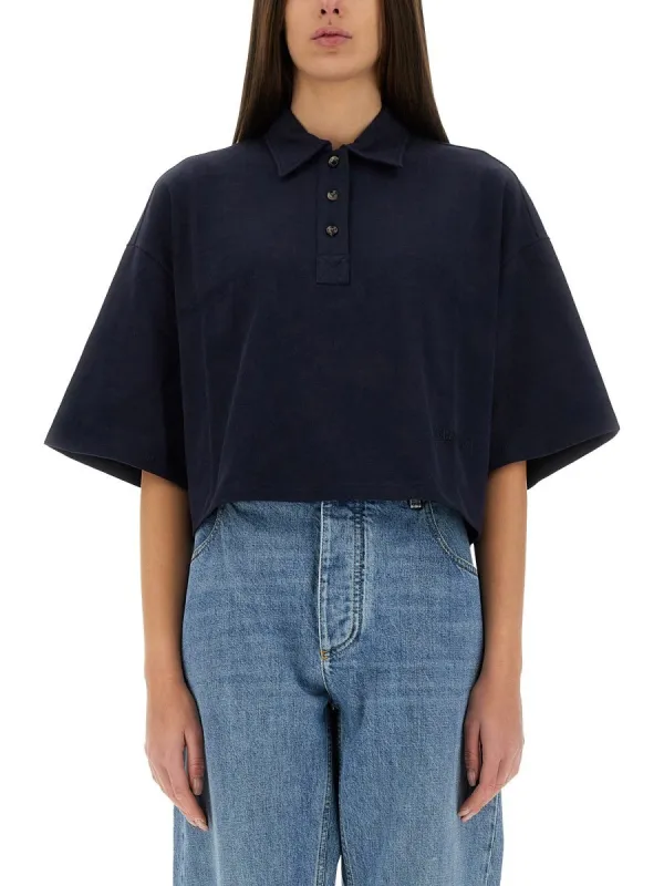Bottega Veneta COTTON PIQUE POLO SHIRT sold by Siebentaschen