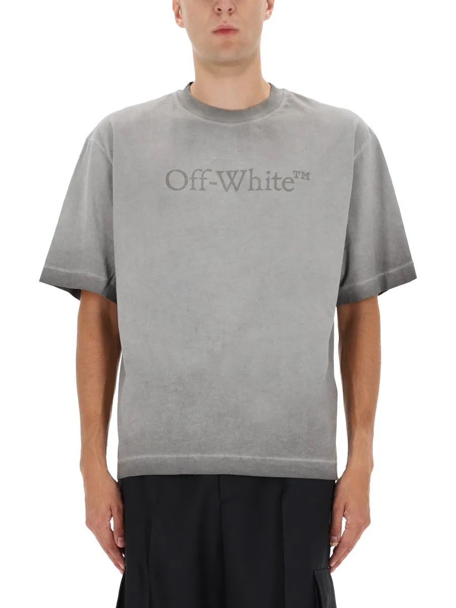 Off-white T-SHIRT WITH LOGO sold by Siebentaschen