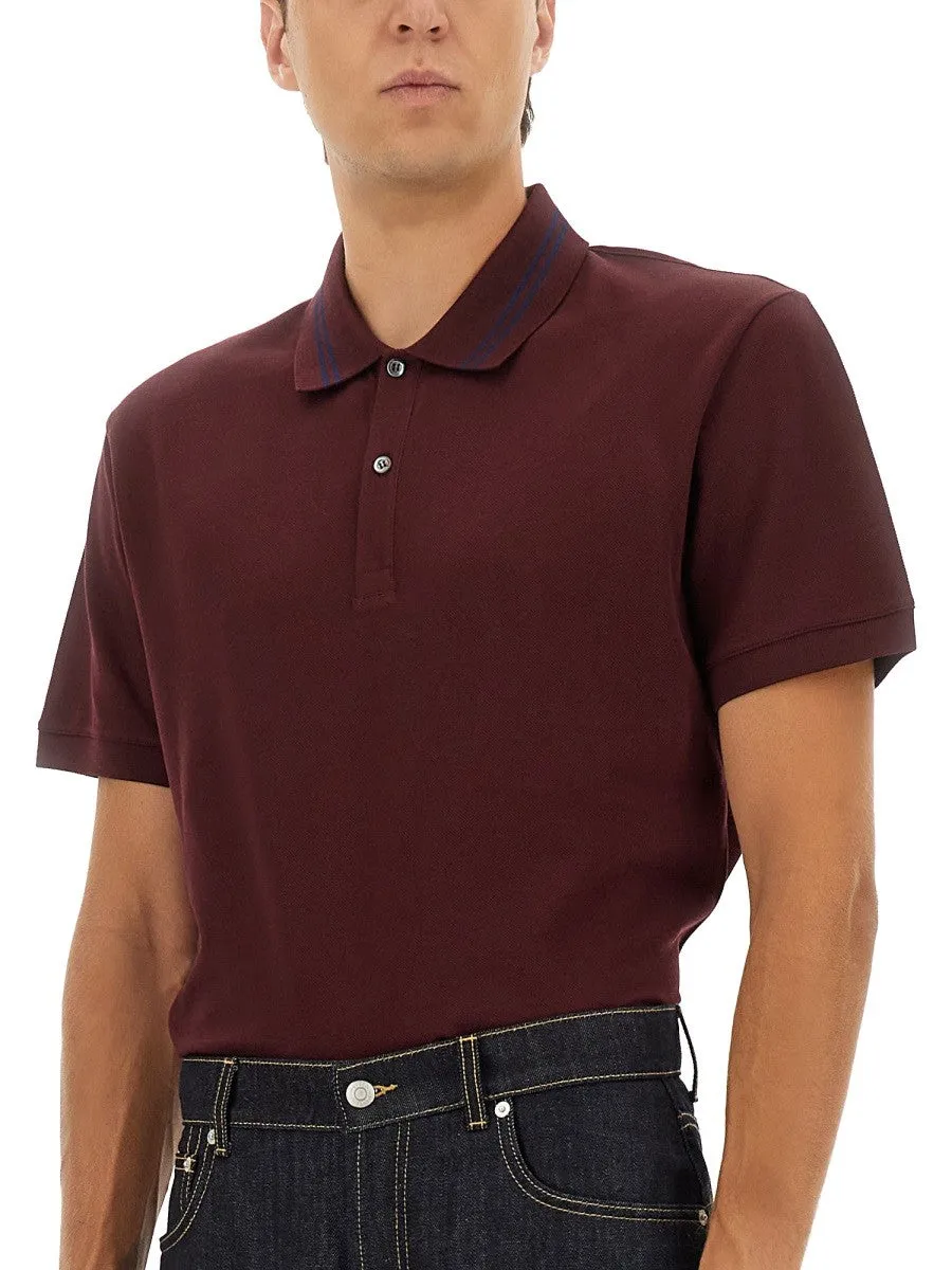Alexander Mcqueen POLO SHIRT WITH LOGO ON THE COLLAR sold by Siebentaschen product image thumbnail 3