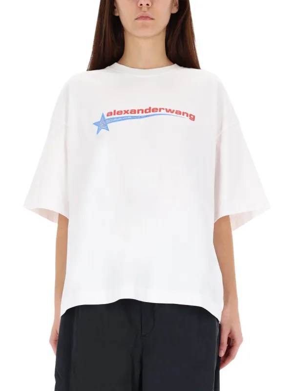 Alexander Wang T-SHIRT WITH LOGO sold by Siebentaschen