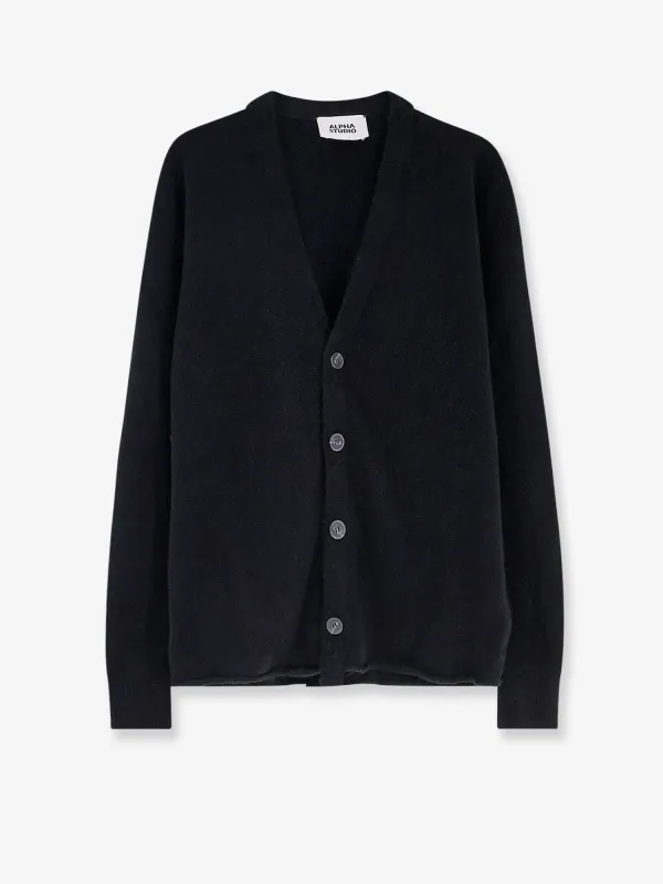 ALPHA-STUDIO Cashmere cardigan sold by Siebentaschen