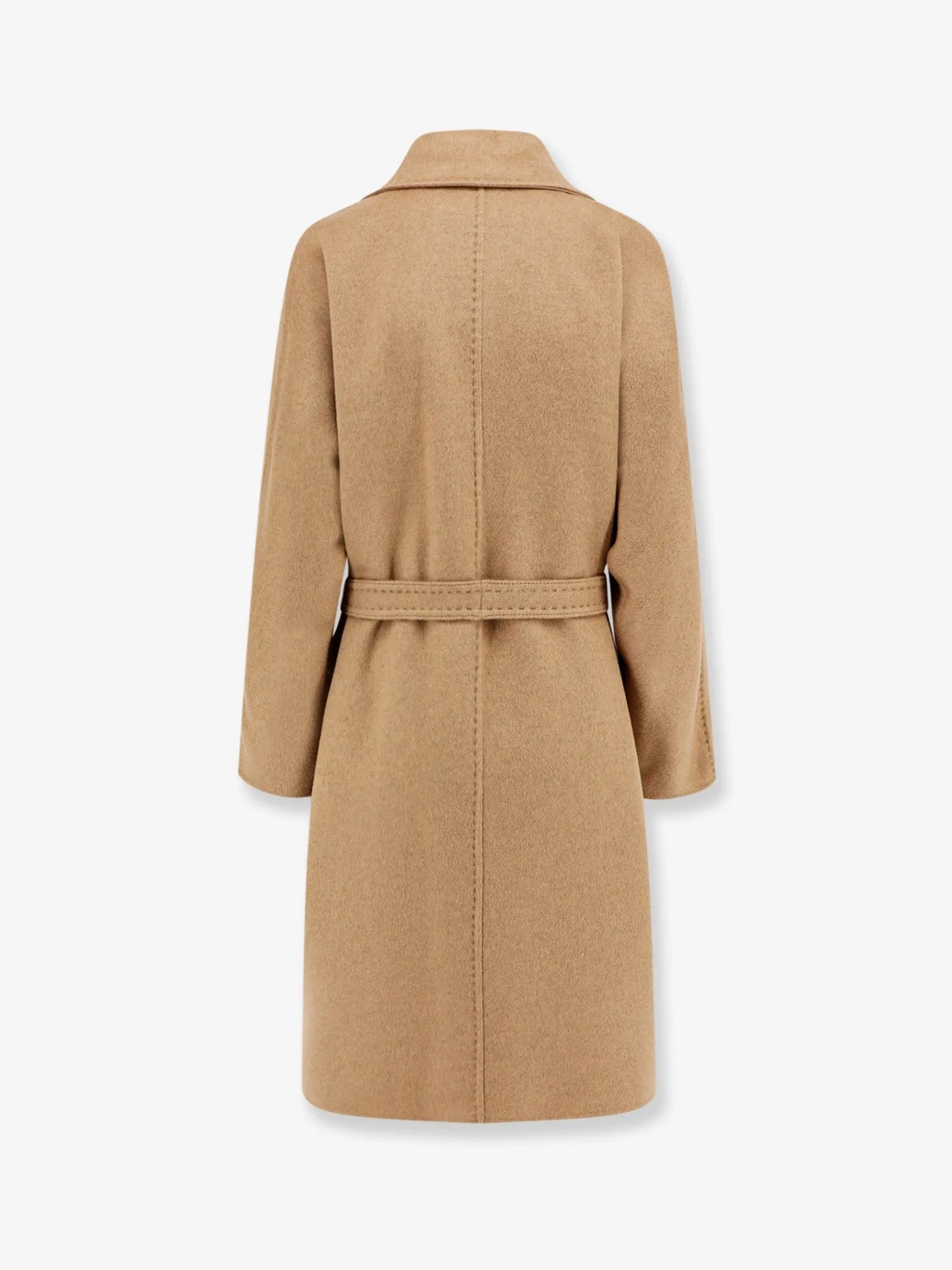 Max Mara Valle cashmere coat with belt at waist sold by Siebentaschen product image thumbnail 2