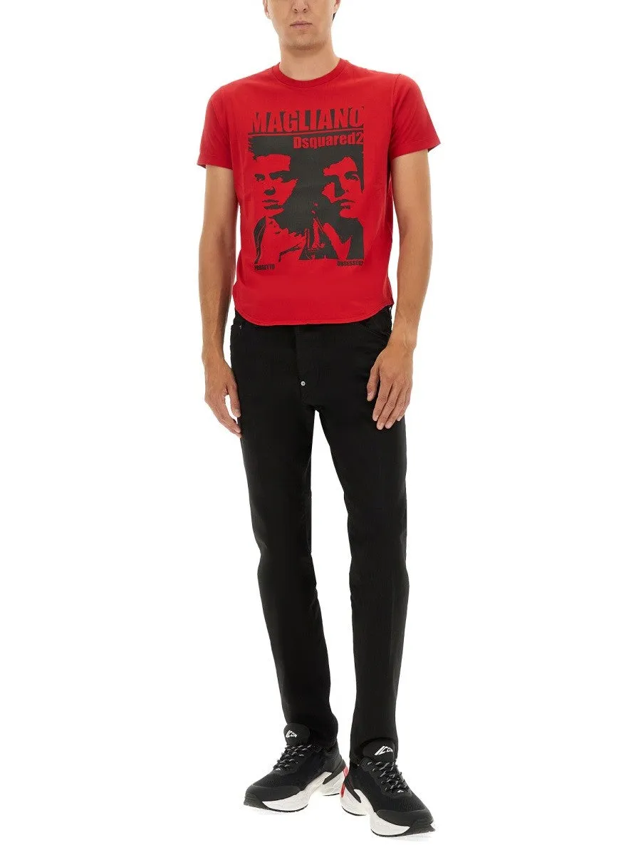 Dsquared T-SHIRT WITH PRINT sold by Siebentaschen product image thumbnail 2