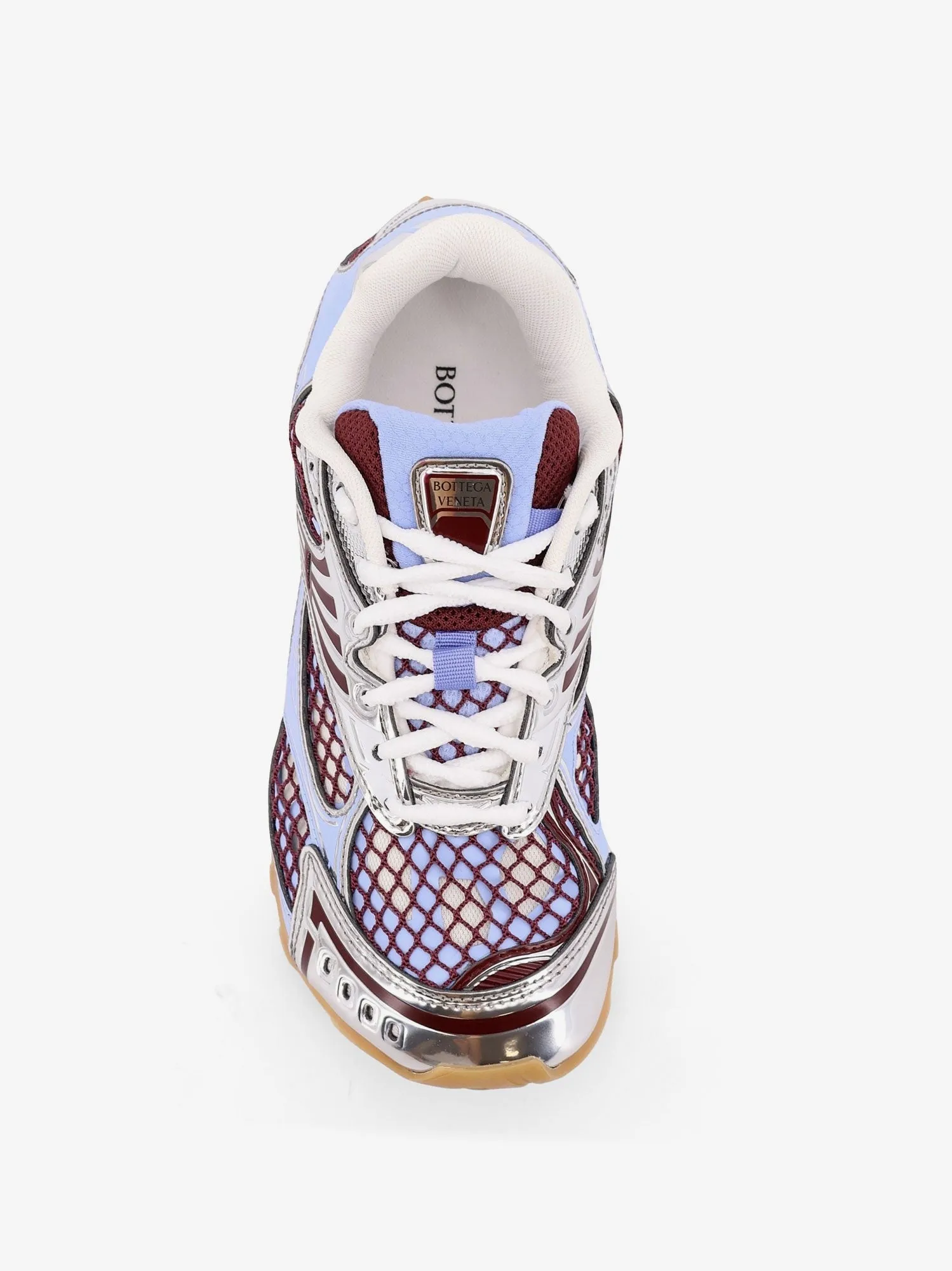 Bottega Veneta Orbit leather and mesh sneakers sold by Siebentaschen product image thumbnail 5