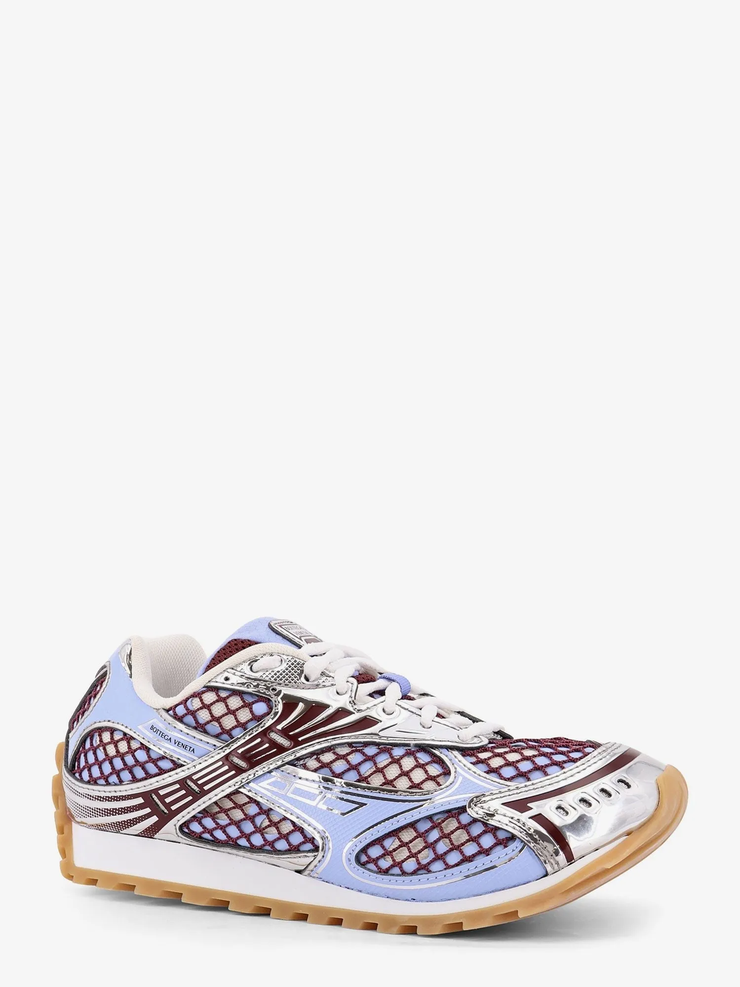 Bottega Veneta Orbit leather and mesh sneakers sold by Siebentaschen product image thumbnail 2