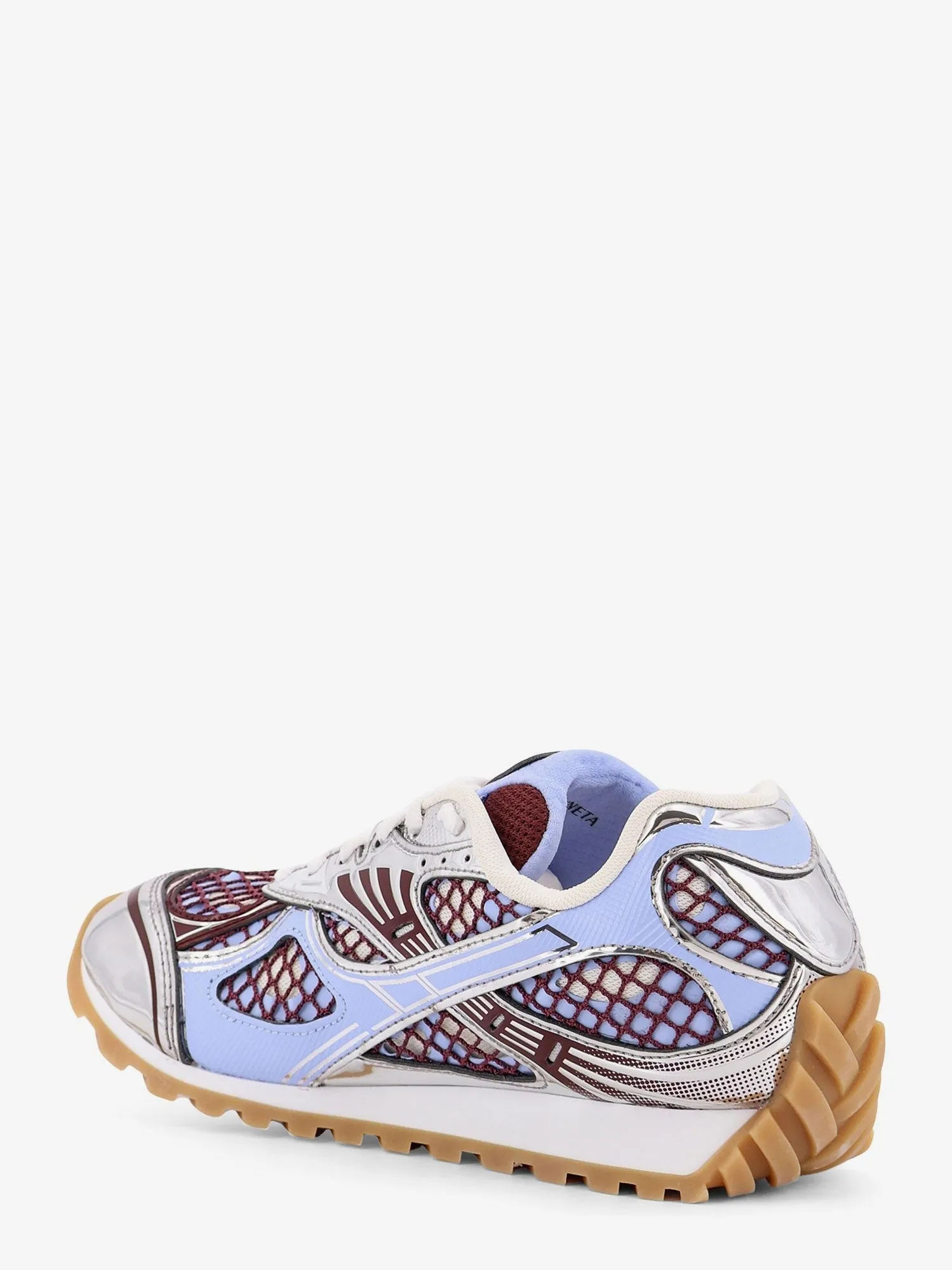 Bottega Veneta Orbit leather and mesh sneakers sold by Siebentaschen product image thumbnail 3
