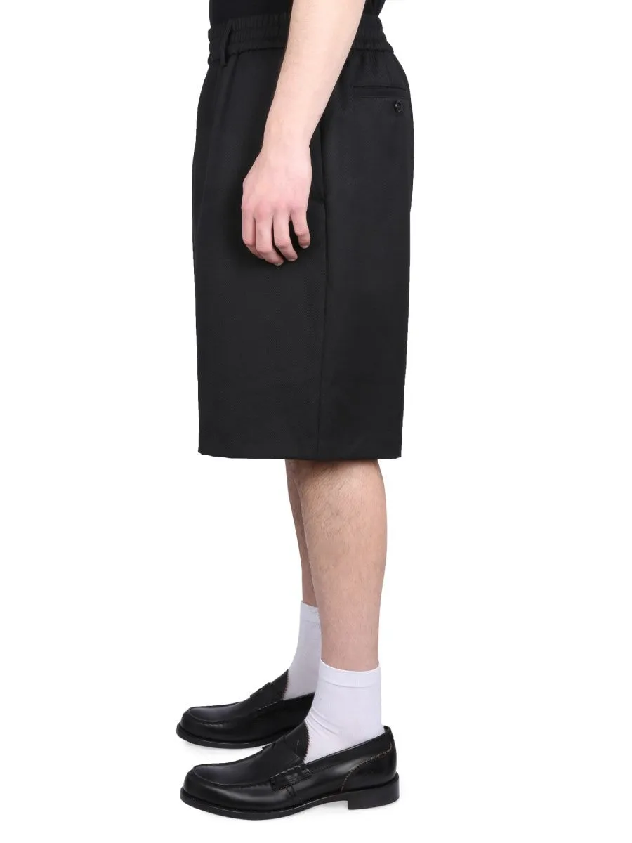 AMI PARIS WOOL BLEND BERMUDA SHORTS sold by Siebentaschen product image thumbnail 3