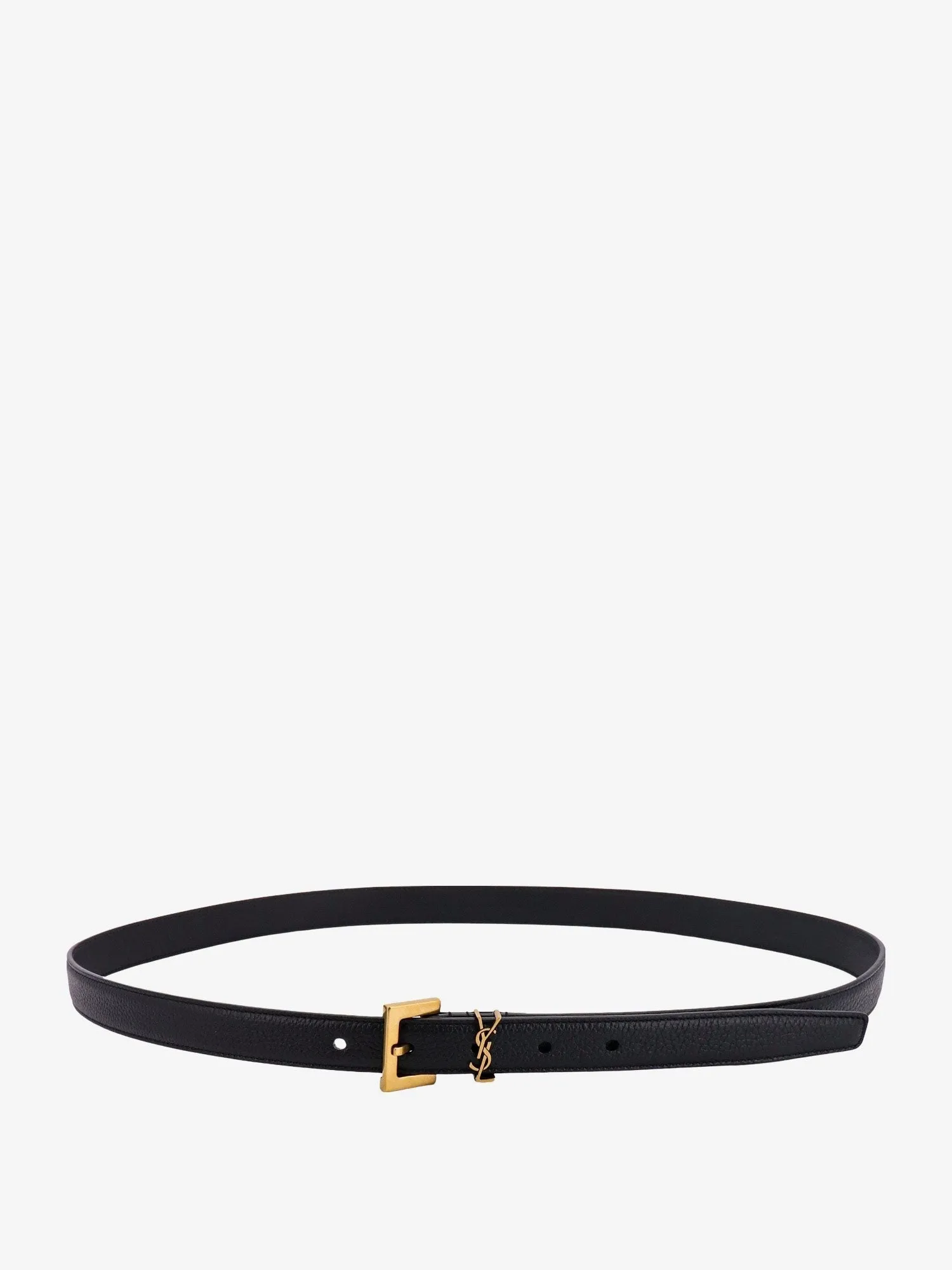 Saint Laurent Leather belt sold by Siebentaschen