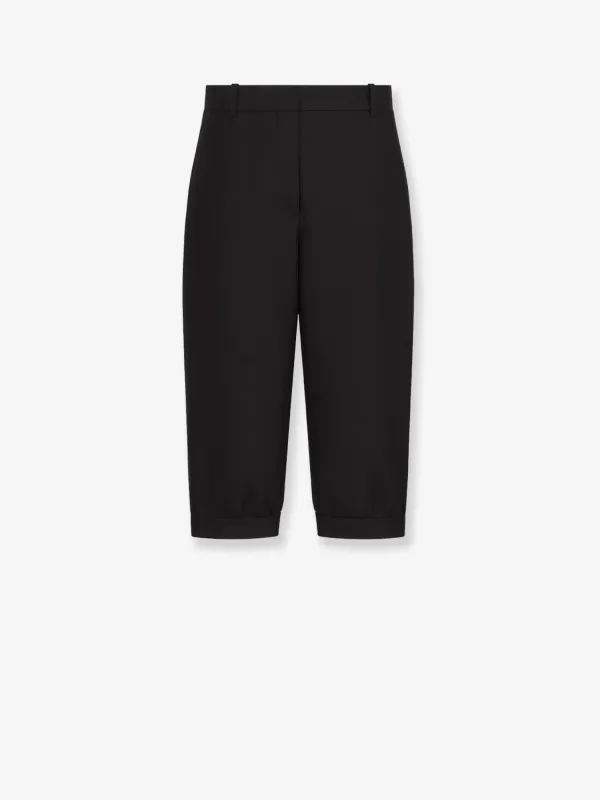 Dior Virgin wool and silk grain de poudre bermuda shorts sold by Siebentaschen