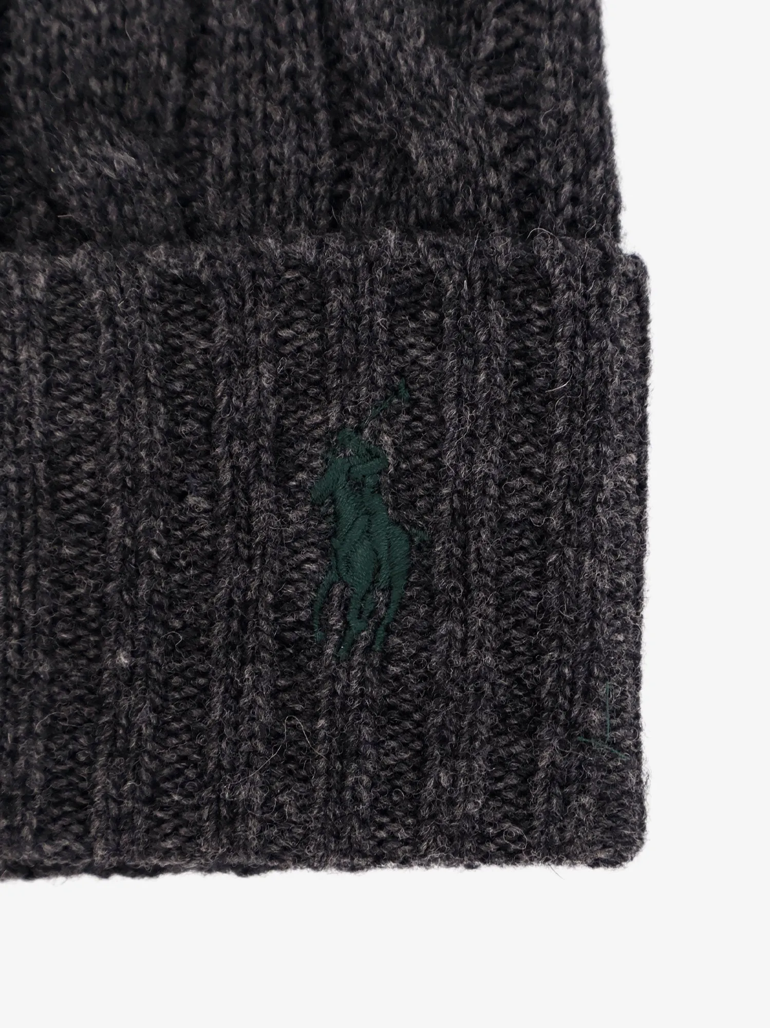 Polo Ralph Lauren Wool blend cable knit beanie hat sold by Siebentaschen product image thumbnail 3