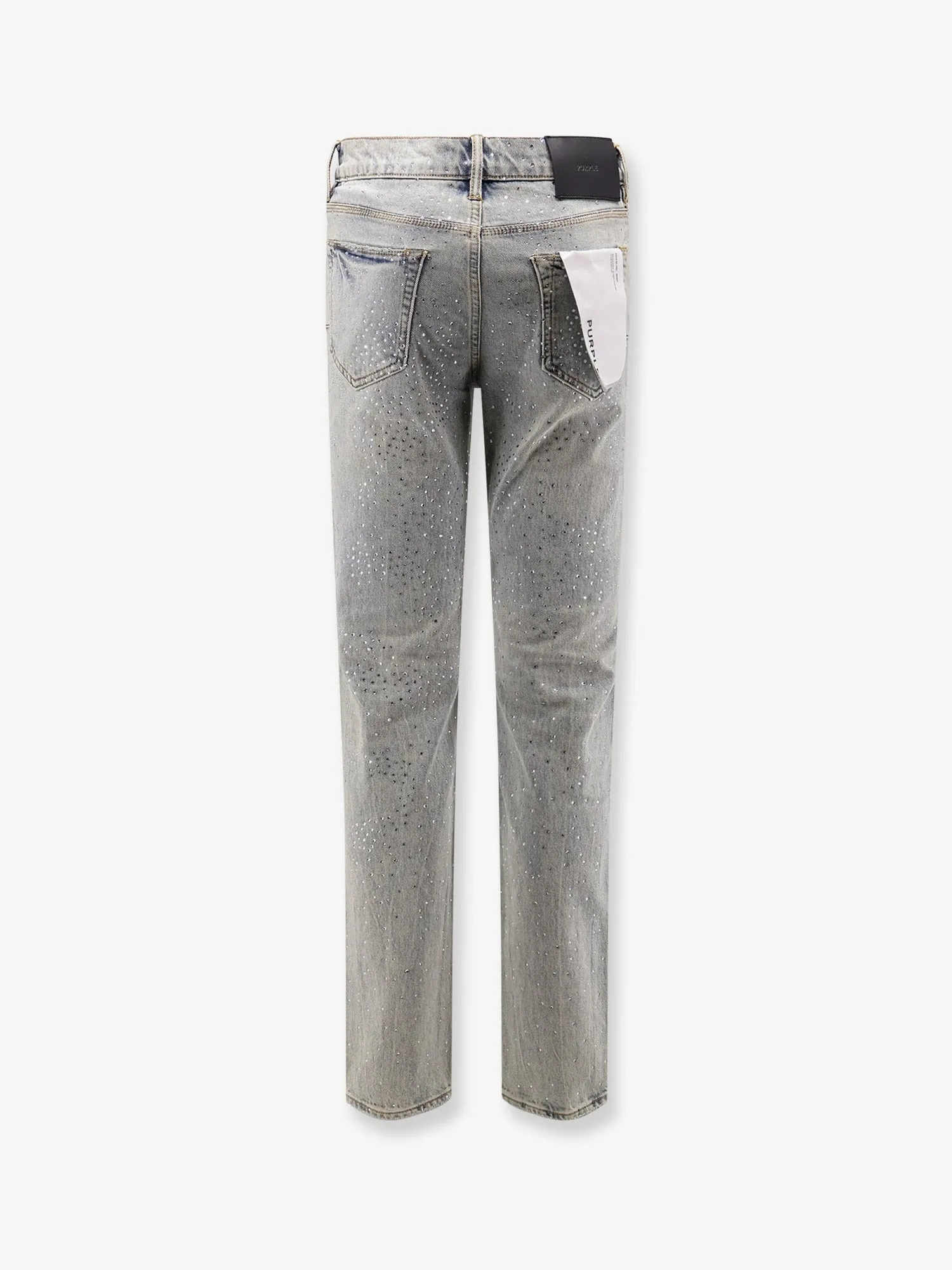 PURPLE BRAND Skinny jeans with all-over rhinestones sold by Siebentaschen product image thumbnail 2