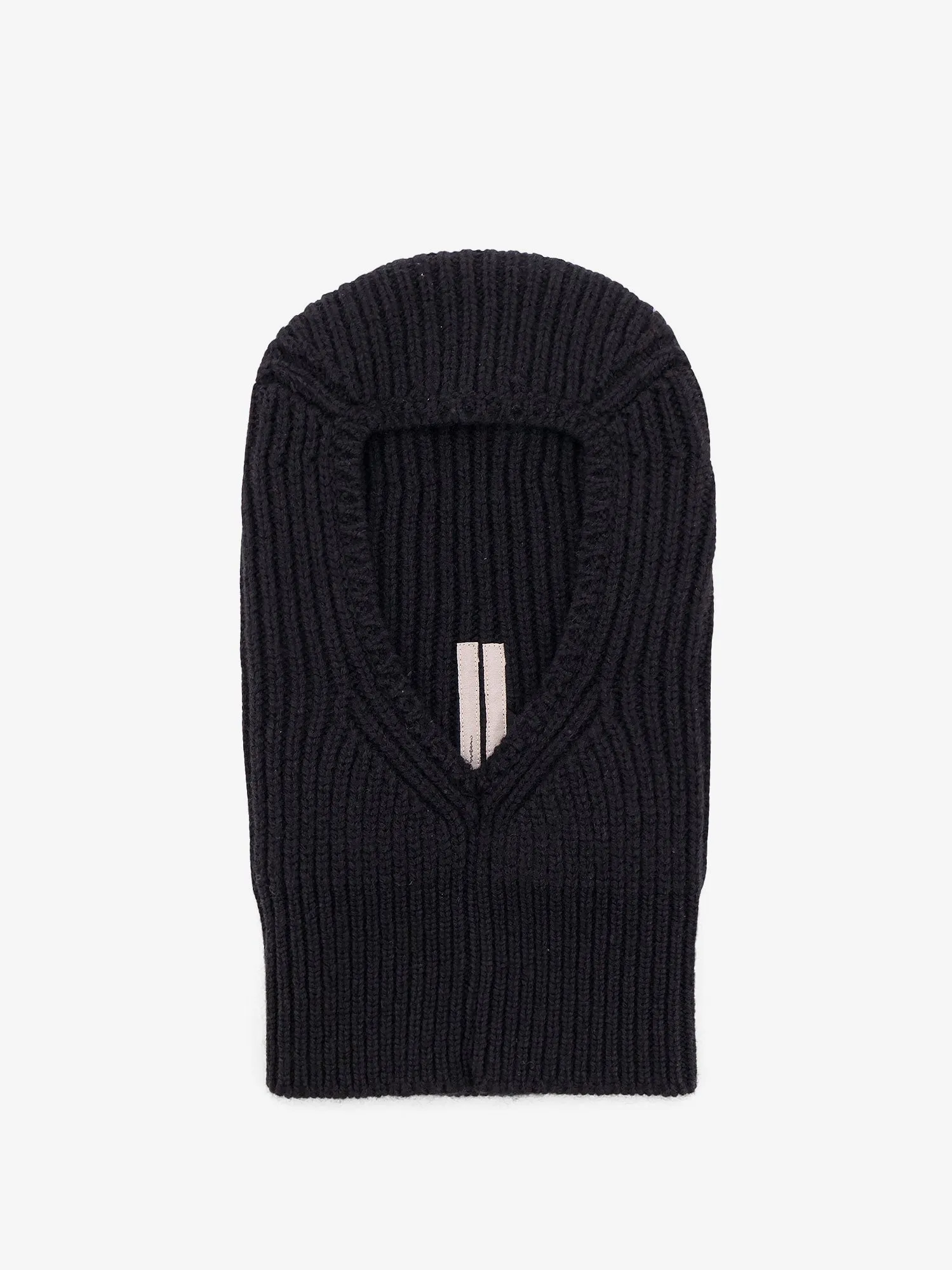 RICK OWENS Virgin wool balaclava hat sold by Siebentaschen