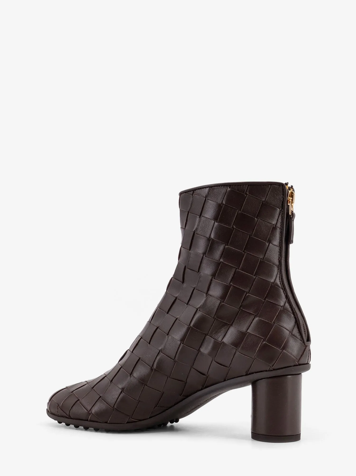 Bottega Veneta Leather ankle boots with Intrecciato motif sold by Siebentaschen product image thumbnail 3