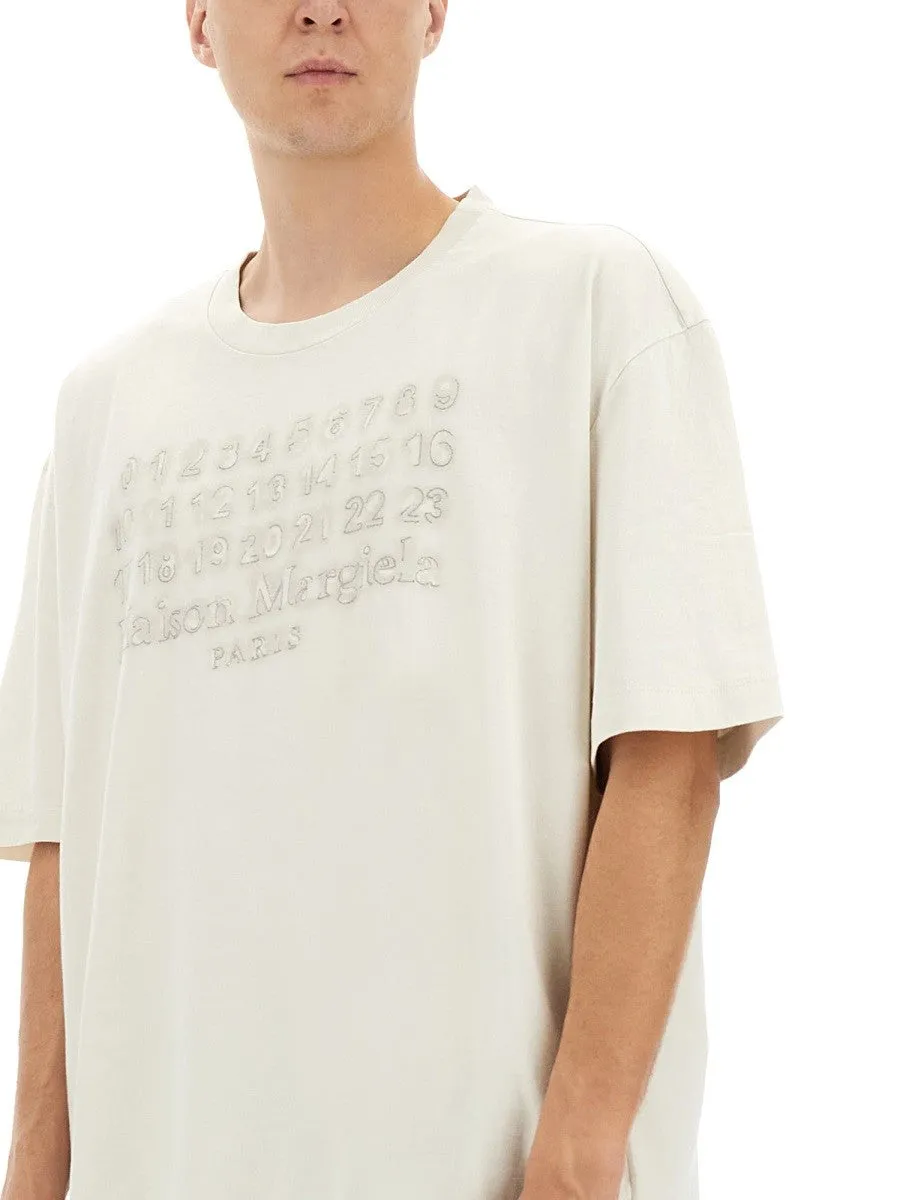 Maison Margiela T-SHIRT CON LOGO RICAMATO sold by Siebentaschen product image thumbnail 4