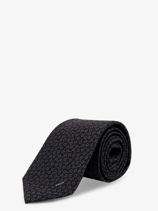 Gucci Silk jacquard tie sold by Siebentaschen