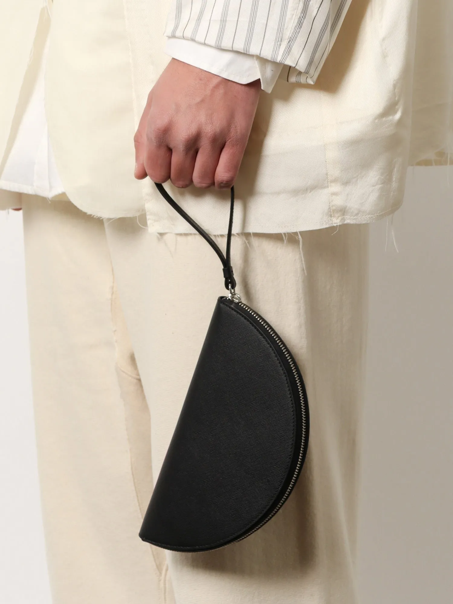 Maison Margiela Leather pochette with iconic four stitched detail sold by Siebentaschen product image thumbnail 2