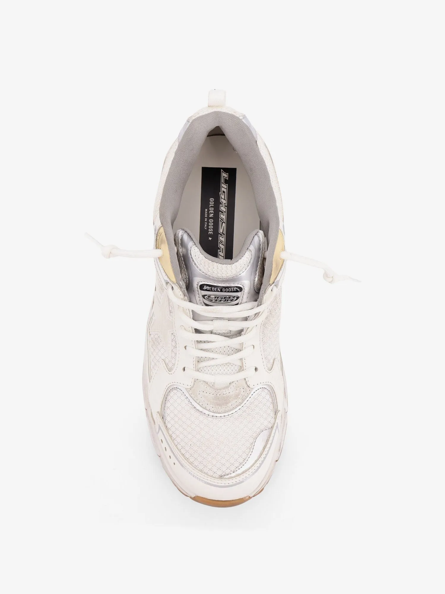 Golden Goose Deluxe Brand Lightstar mesh sneakers with leather inserts sold by Siebentaschen product image thumbnail 5
