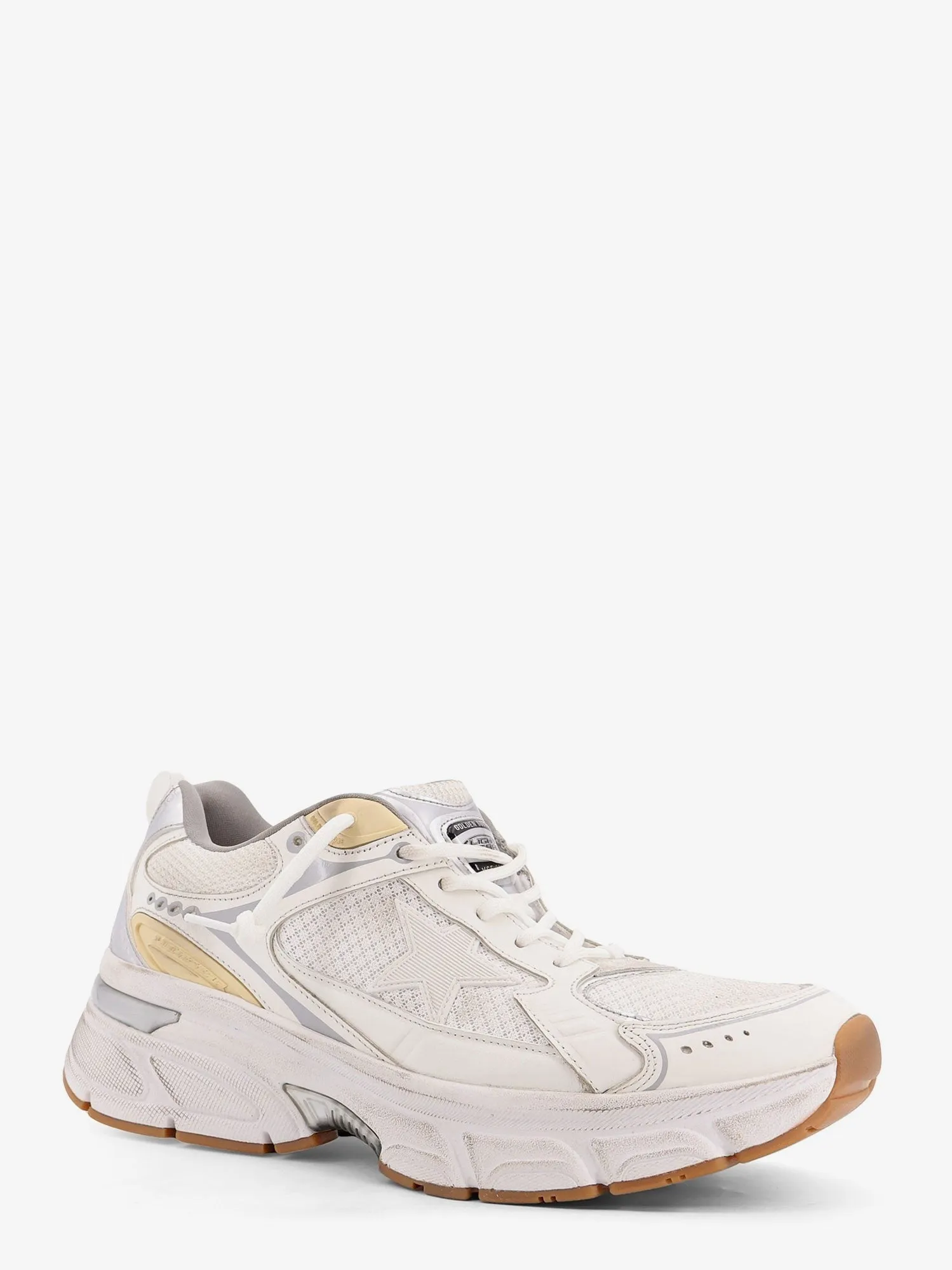 Golden Goose Deluxe Brand Lightstar mesh sneakers with leather inserts sold by Siebentaschen product image thumbnail 2