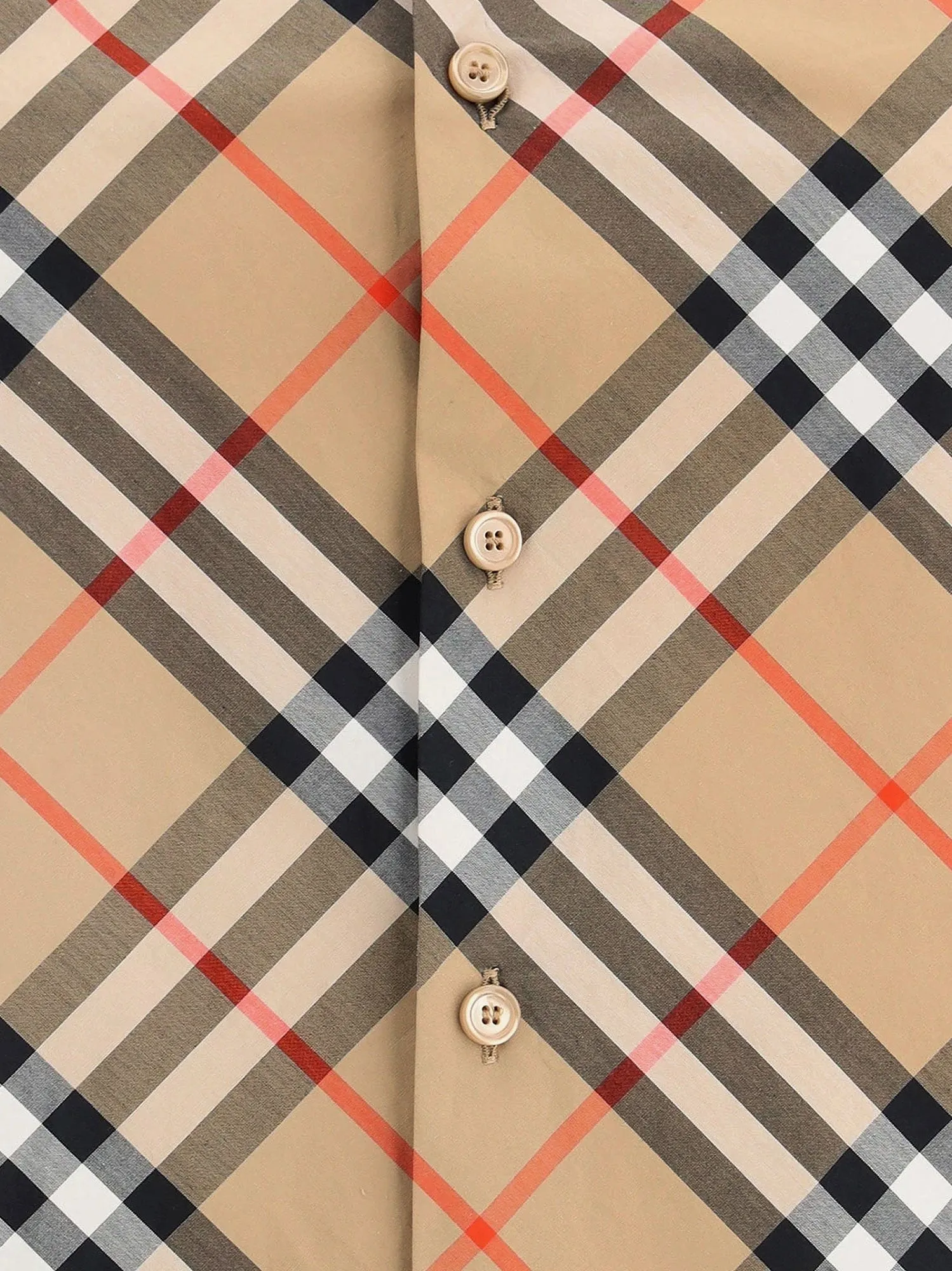 Burberry Cotton shirt with Burberry Check motif sold by Siebentaschen product image thumbnail 3