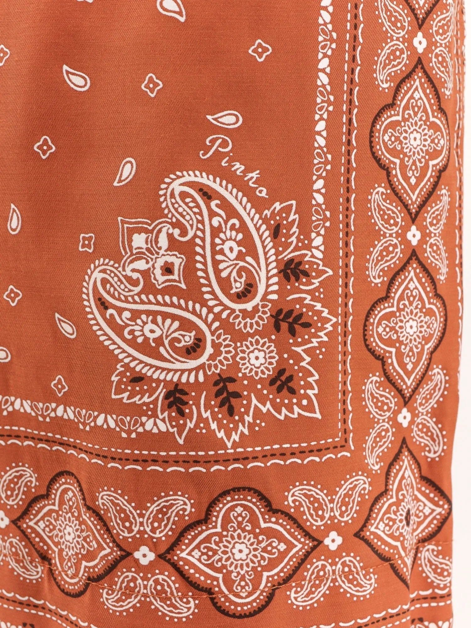 Pinko Viscose shorts with bandana print sold by Siebentaschen product image thumbnail 3