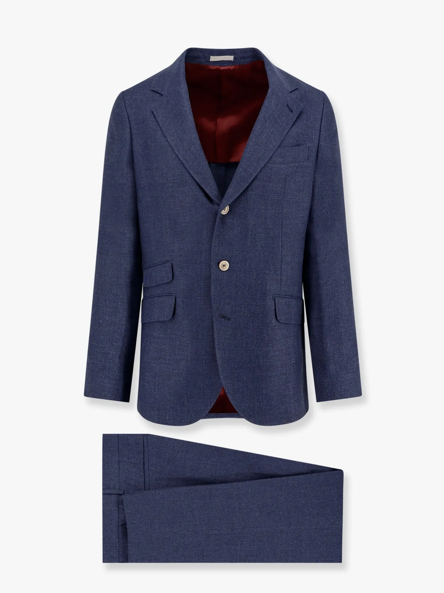 Brunello Cucinelli Linen, wool and silk suit sold by Siebentaschen