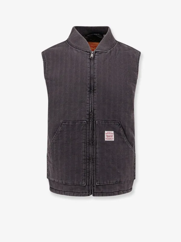 Levi's Sleeveless denim jacket sold by Siebentaschen