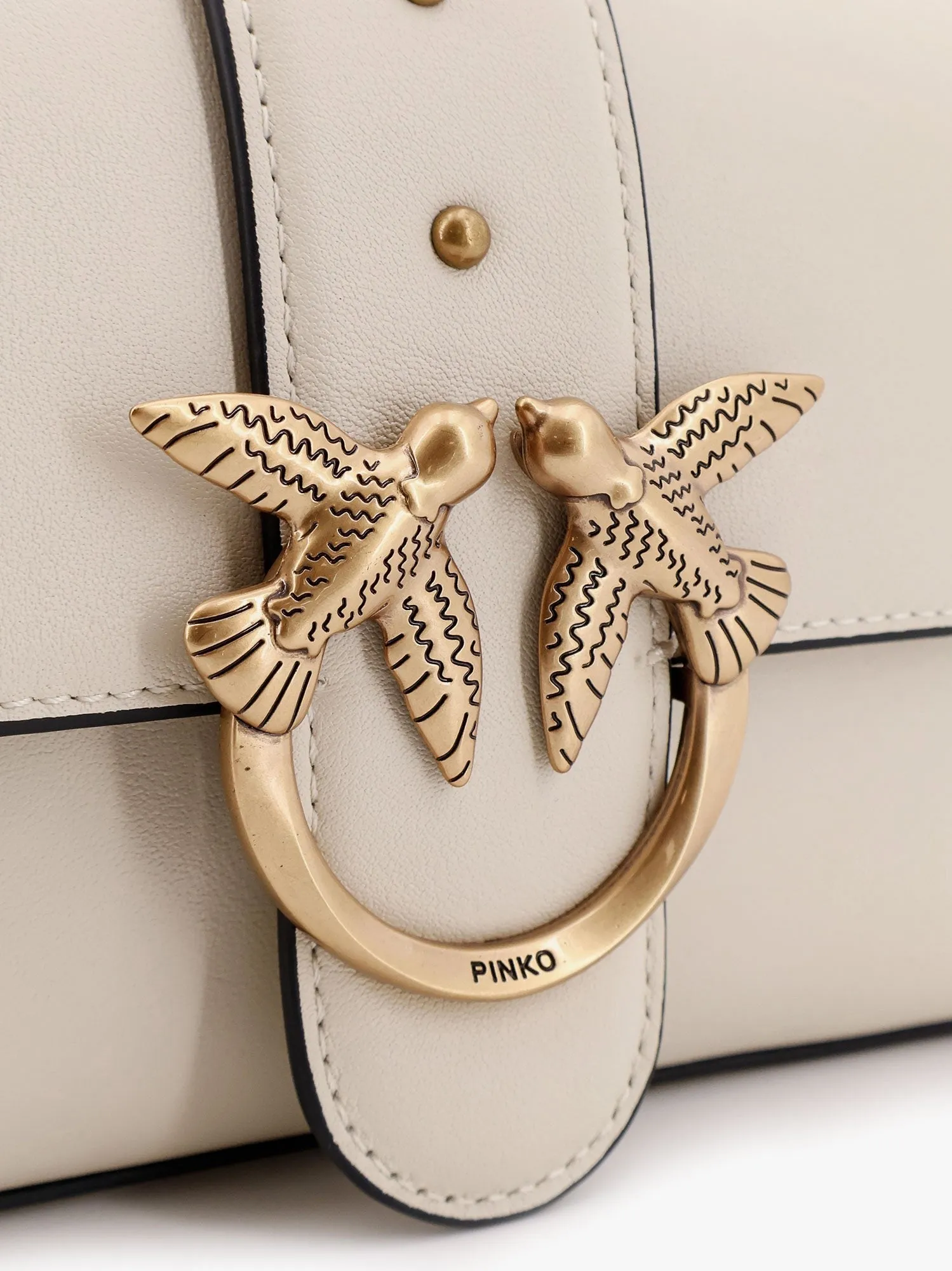 Pinko Love one mini leather shoulder bag sold by Siebentaschen product image thumbnail 5