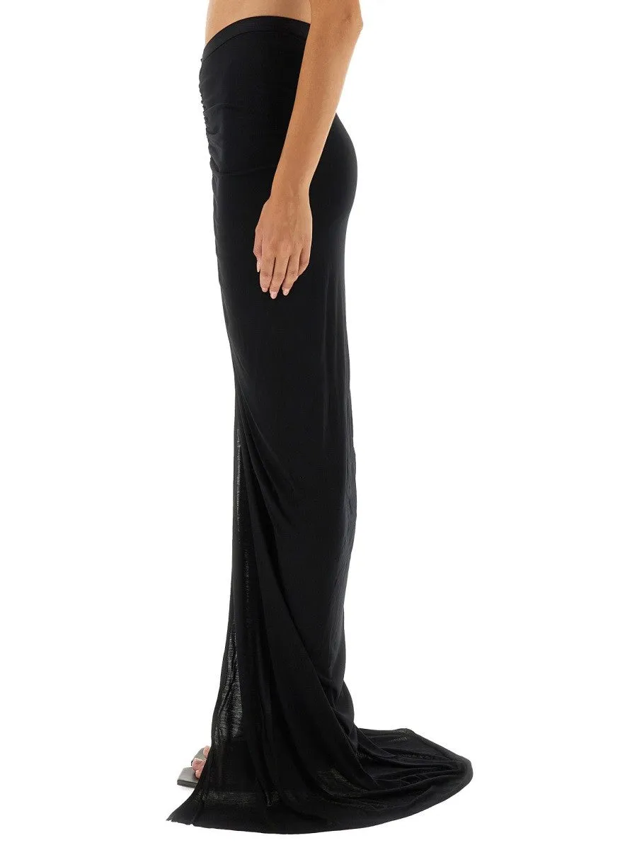 RICK OWENS LILIES LONG SKIRT WITH SLIT sold by Siebentaschen product image thumbnail 4