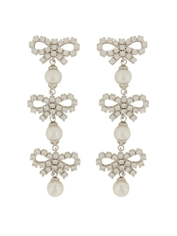 SELF-PORTRAIT MICRO BOW EARRINGS sold by Siebentaschen