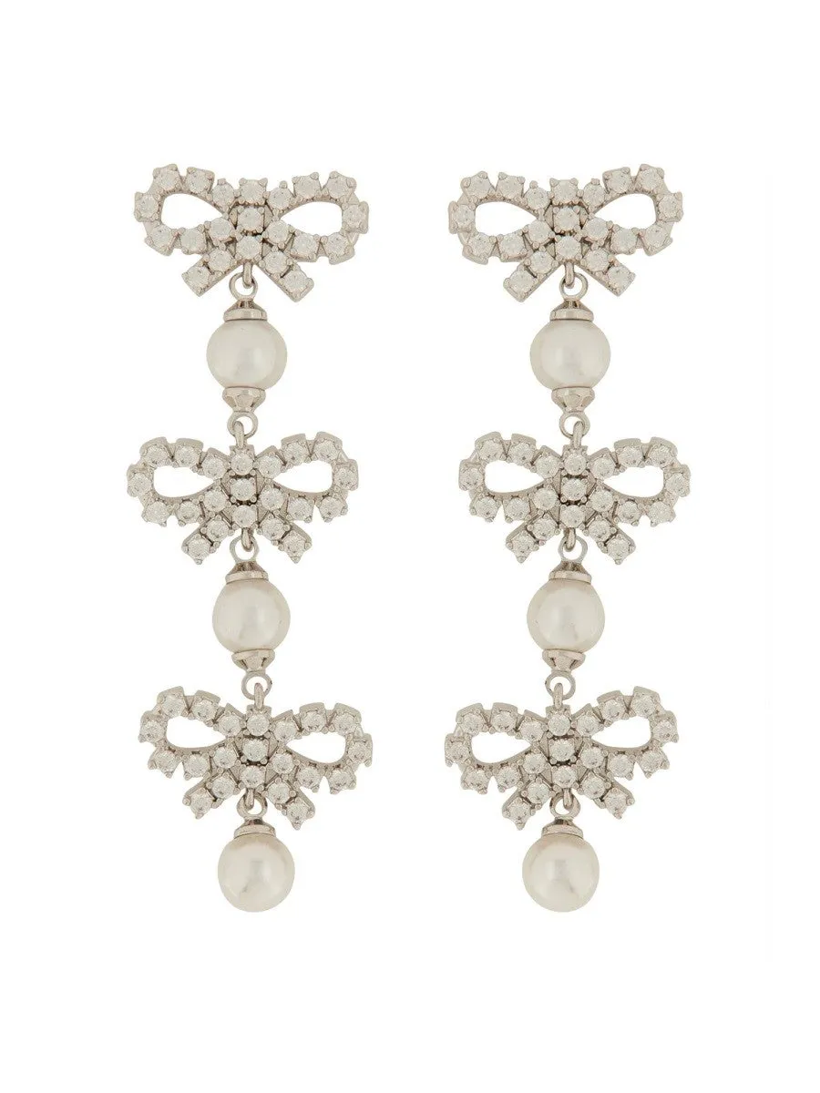 SELF-PORTRAIT MICRO BOW EARRINGS sold by Siebentaschen