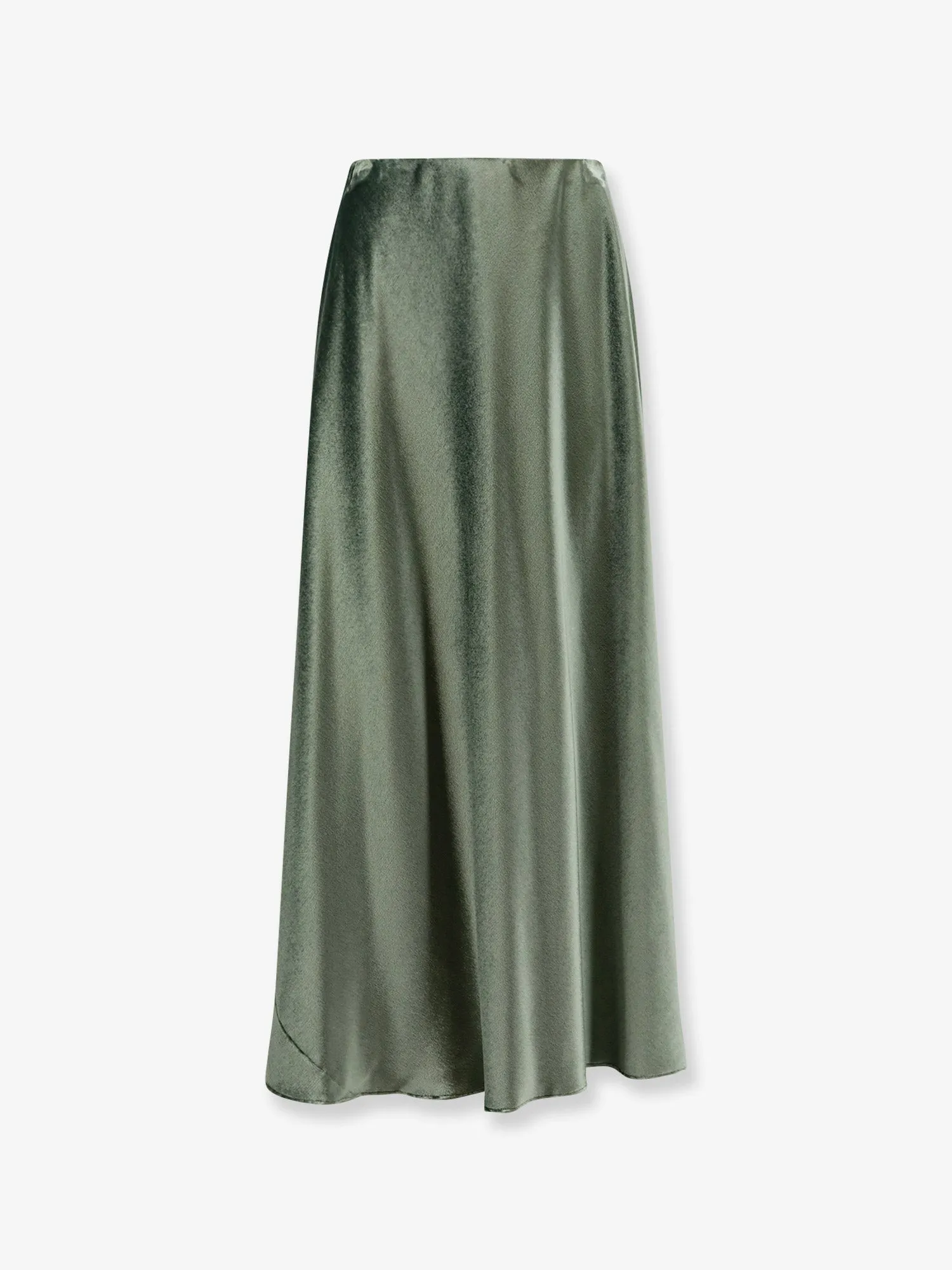 alberta ferretti Velvet midi skirt sold by Siebentaschen
