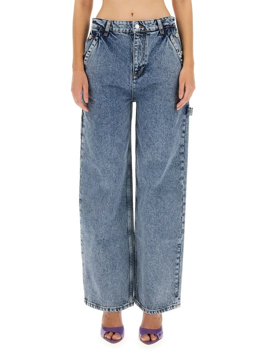 MOSCHINO JEANS JEANS WIDE LEG sold by Siebentaschen