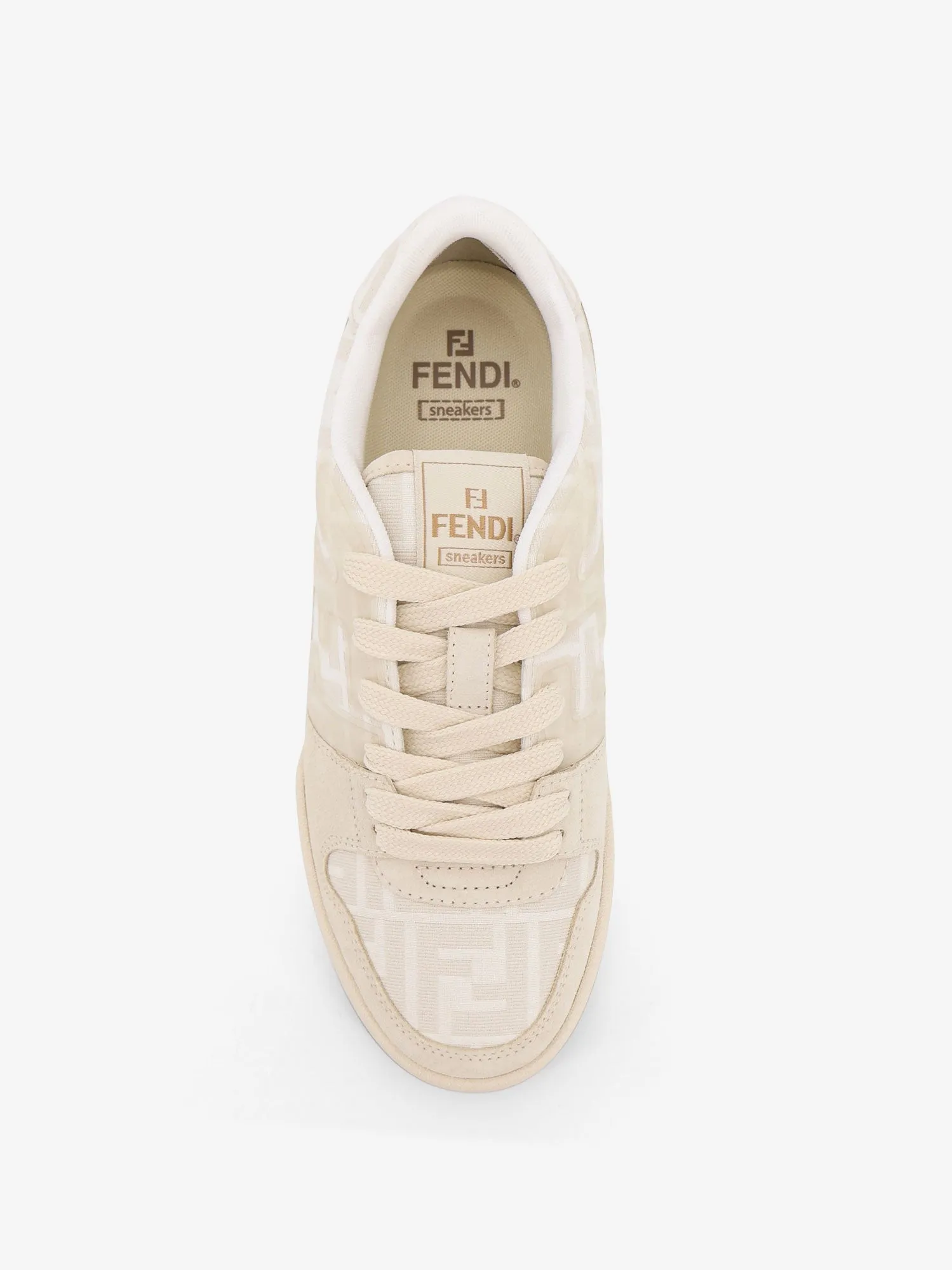 Fendi Fendi Match FF Jacquard and leather sneakers sold by Siebentaschen product image thumbnail 5