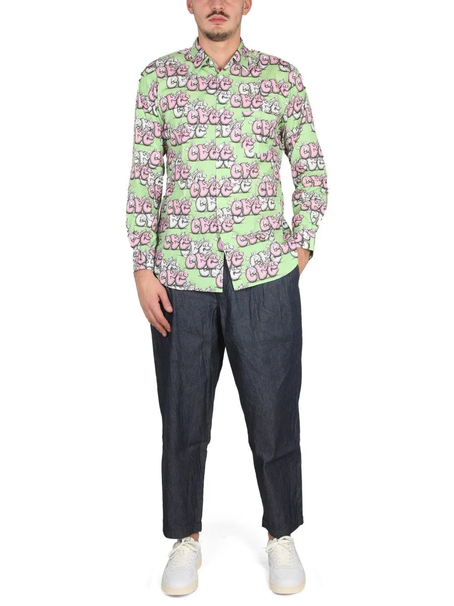 COMME DES GARCONS SHIRT SHIRT WITH PRINT X KAWS sold by Siebentaschen product image thumbnail 2