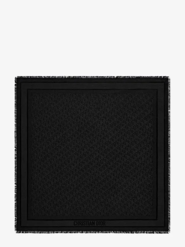 Dior Dior Oblique cashmere and silk shawl sold by Siebentaschen
