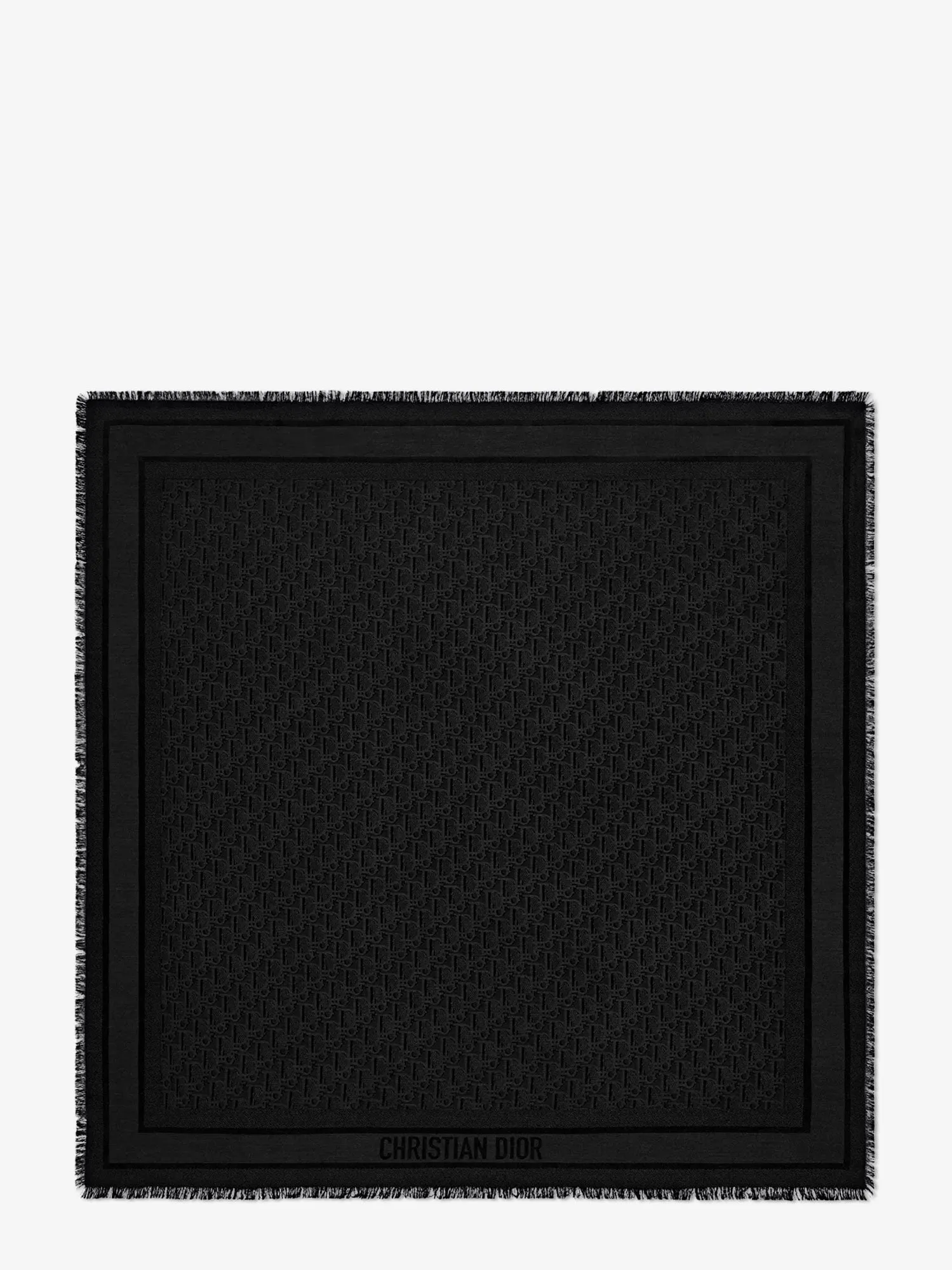 Dior Dior Oblique cashmere and silk shawl sold by Siebentaschen