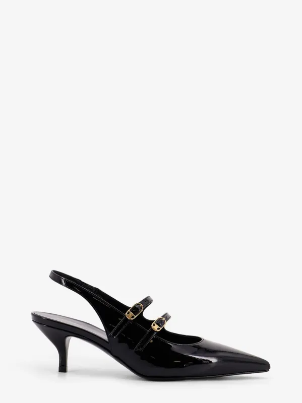 Celine Celine Judy patent leather slingback pumps made by Celine