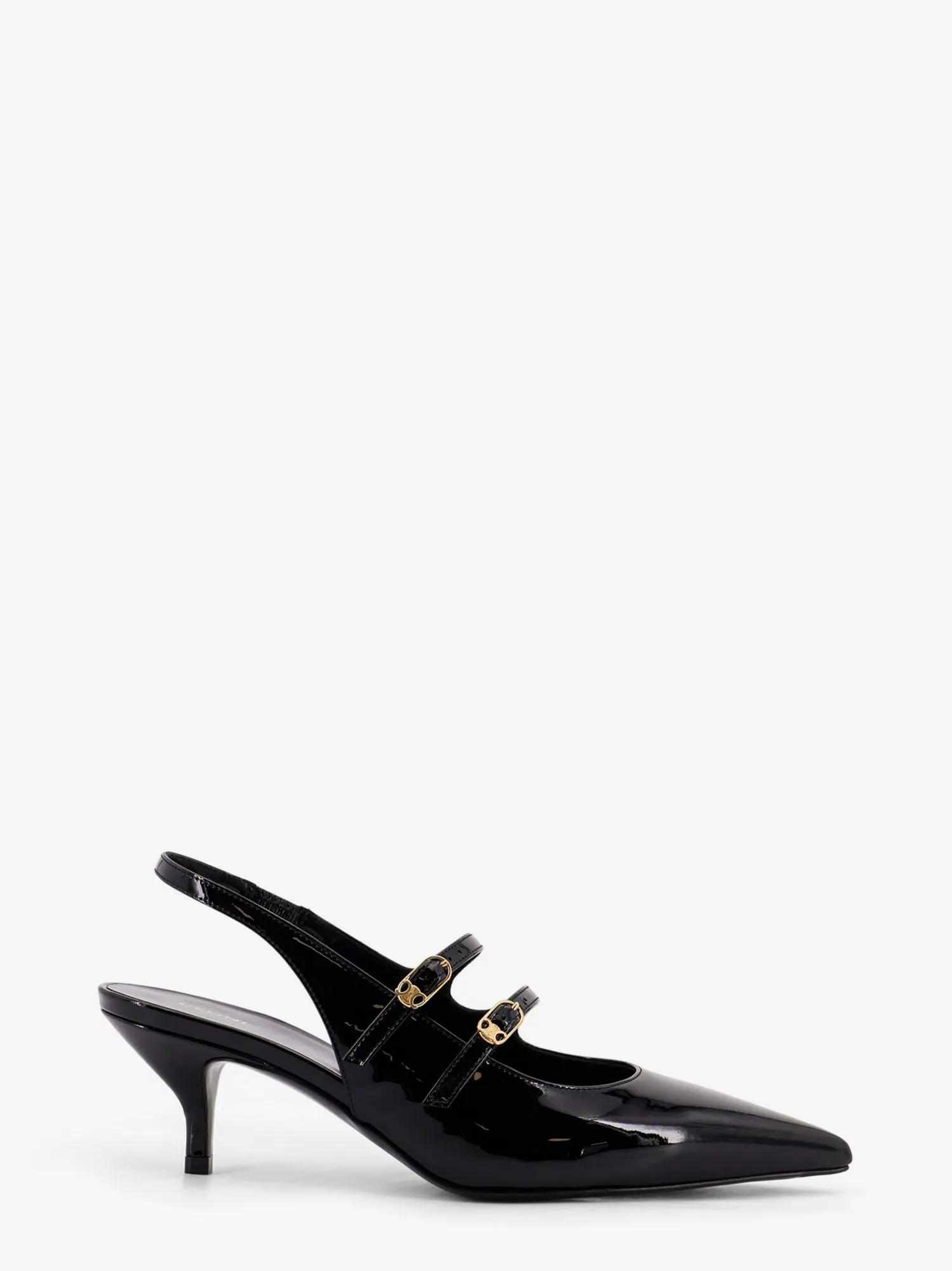 Celine Celine Judy patent leather slingback pumps sold by Siebentaschen