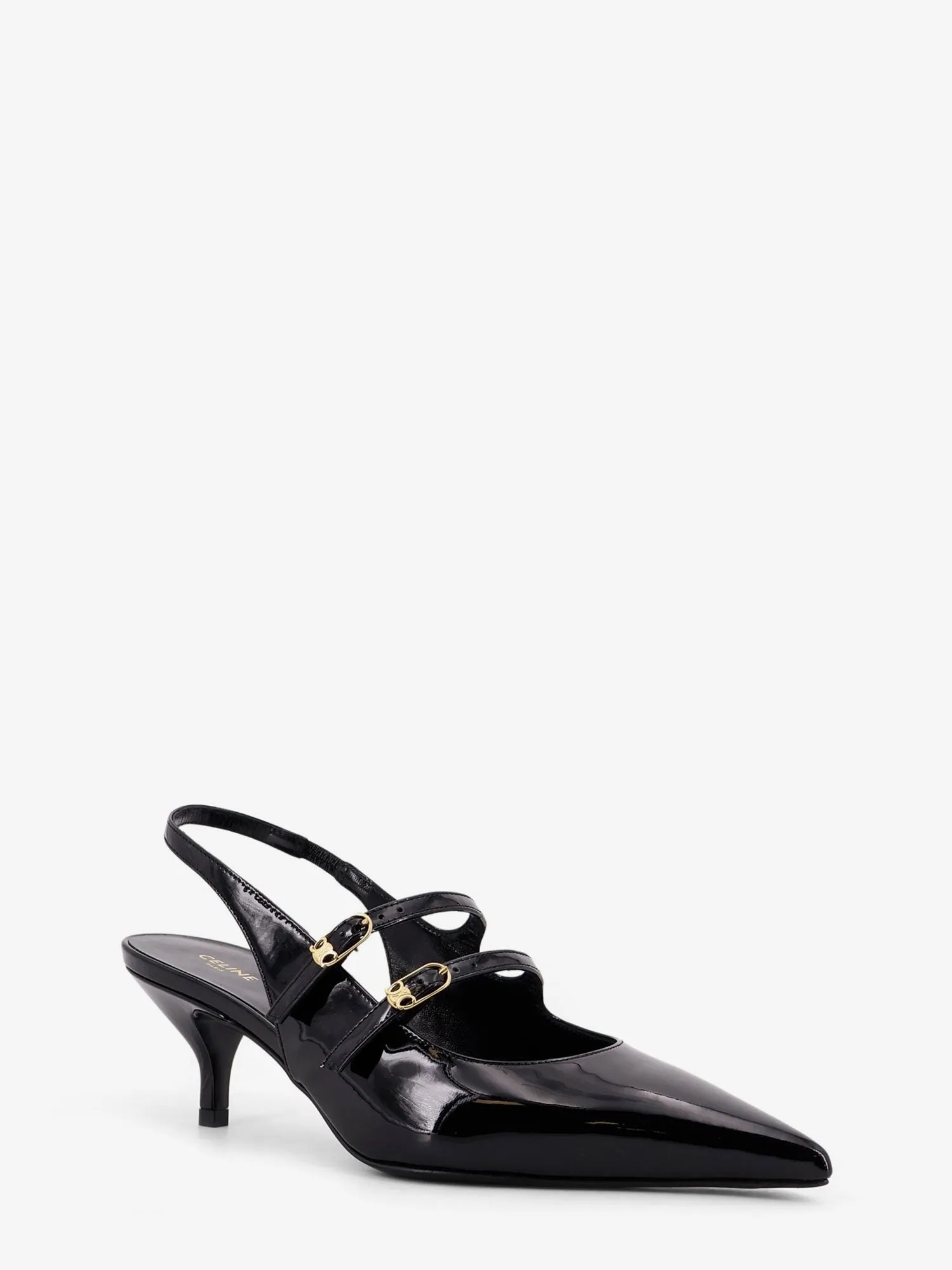 Celine Celine Judy patent leather slingback pumps sold by Siebentaschen product image thumbnail 2