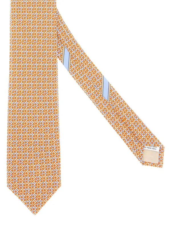 Ferragamo TIE PRINT "GANCINI" sold by Siebentaschen