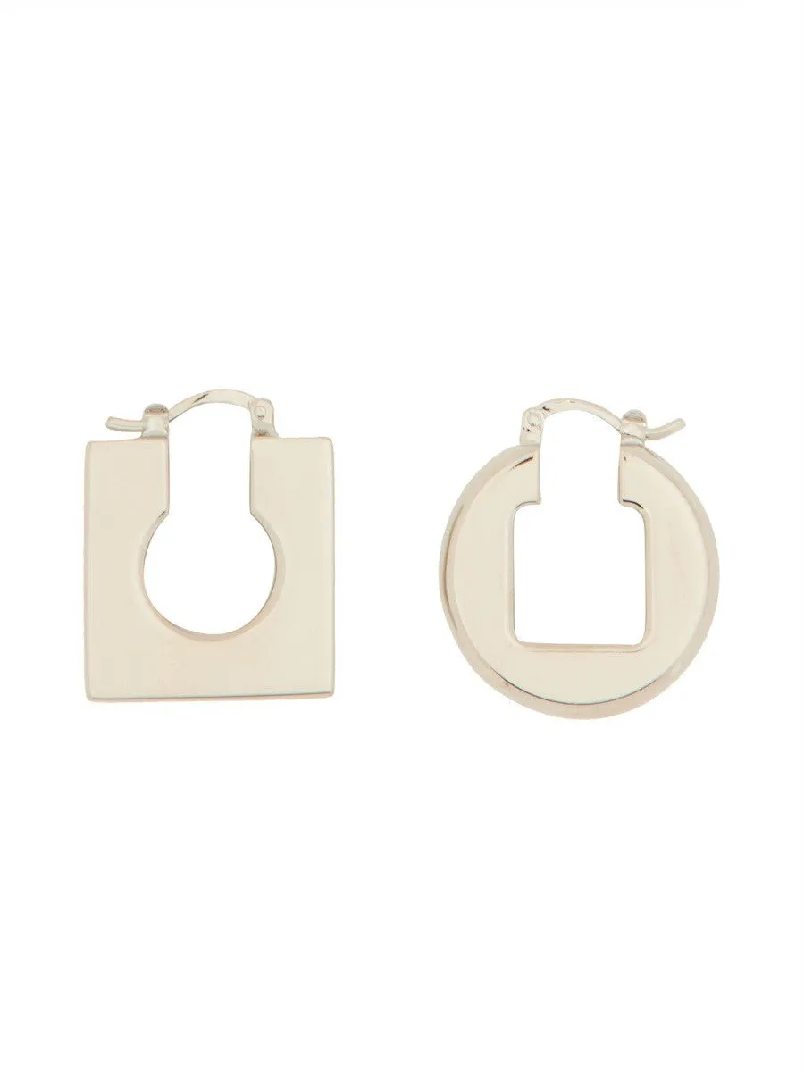 JACQUEMUS ASYMMETRIC MINI EARRINGS sold by Siebentaschen product image thumbnail 2