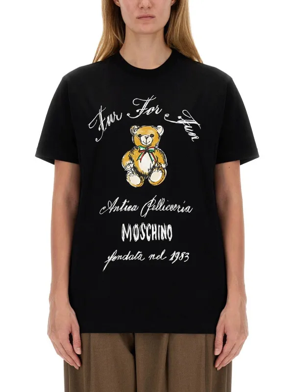 Moschino T-SHIRT WITH LOGO sold by Siebentaschen