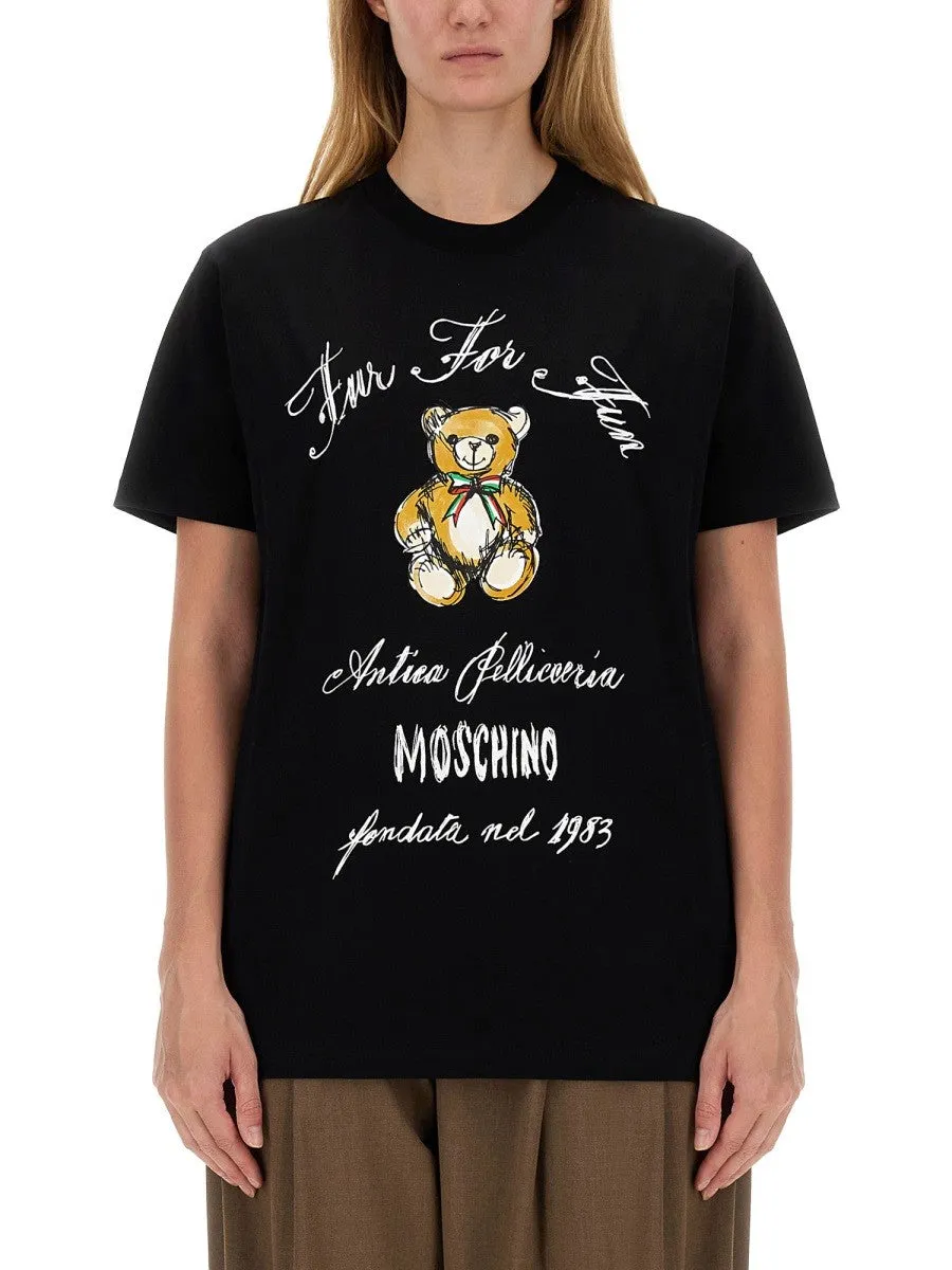 Moschino T-SHIRT WITH LOGO sold by Siebentaschen