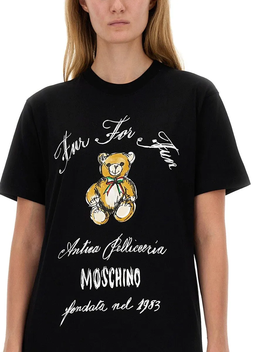 Moschino T-SHIRT WITH LOGO sold by Siebentaschen product image thumbnail 5