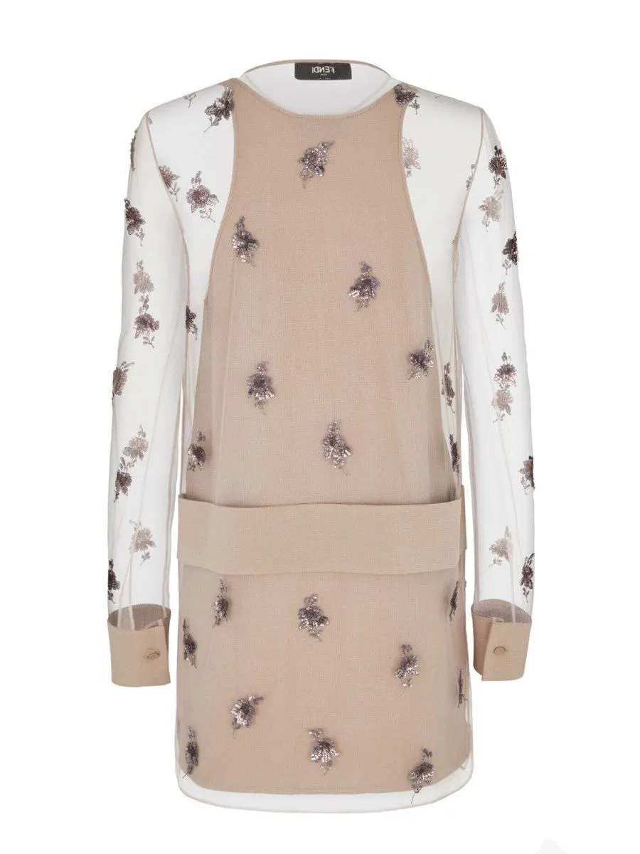 Fendi TULLE DRESS WITH EMBROIDERY sold by Siebentaschen product image thumbnail 2
