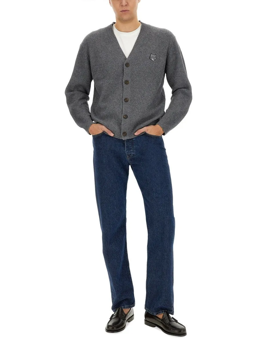 Maison Kitsune RIBBED CARDIGAN sold by Siebentaschen product image thumbnail 2