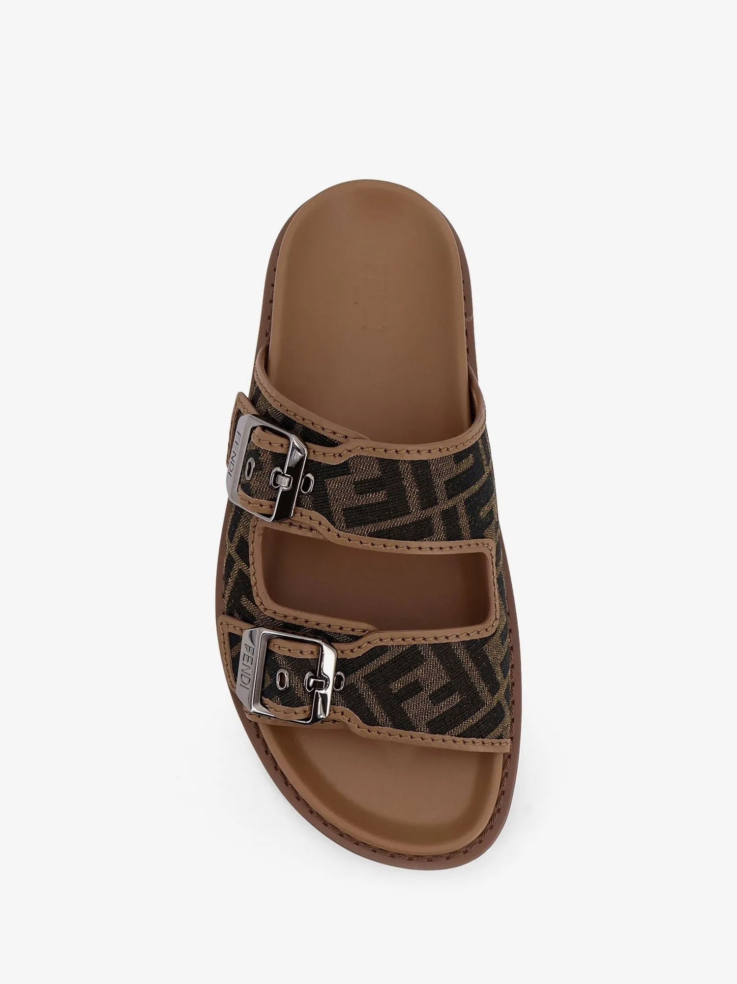 Fendi Feel jacquard FF fabric sandals sold by Siebentaschen product image thumbnail 5