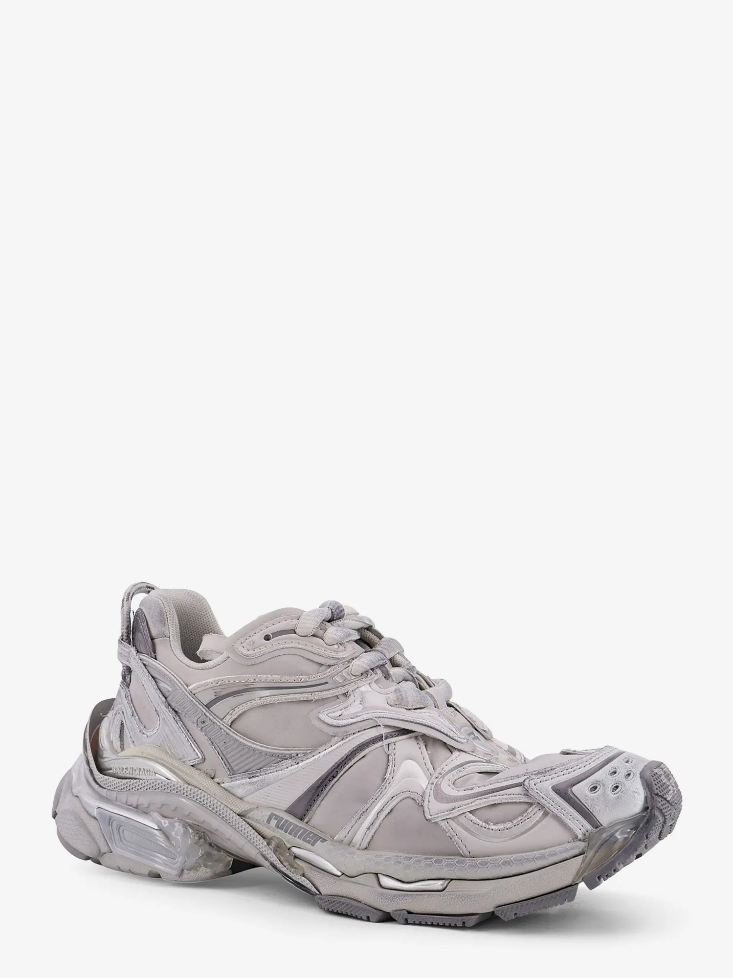 Balenciaga Runner 2 nylon low-top sneakers with leather inserts sold by Siebentaschen product image thumbnail 2
