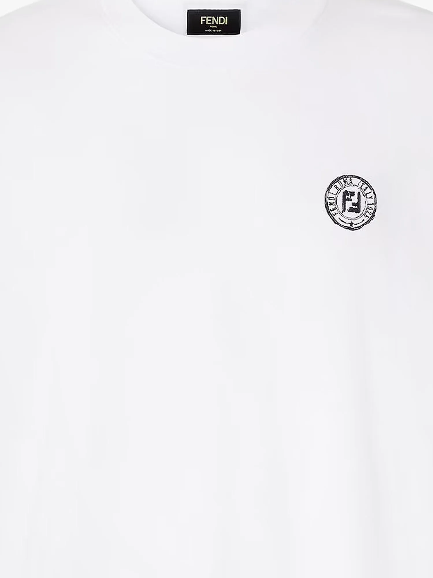 Fendi Cotton t-shirt with FF embroidery sold by Siebentaschen product image thumbnail 3